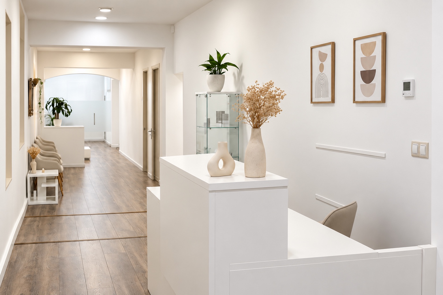 Recepción de LaClinic Barcelona