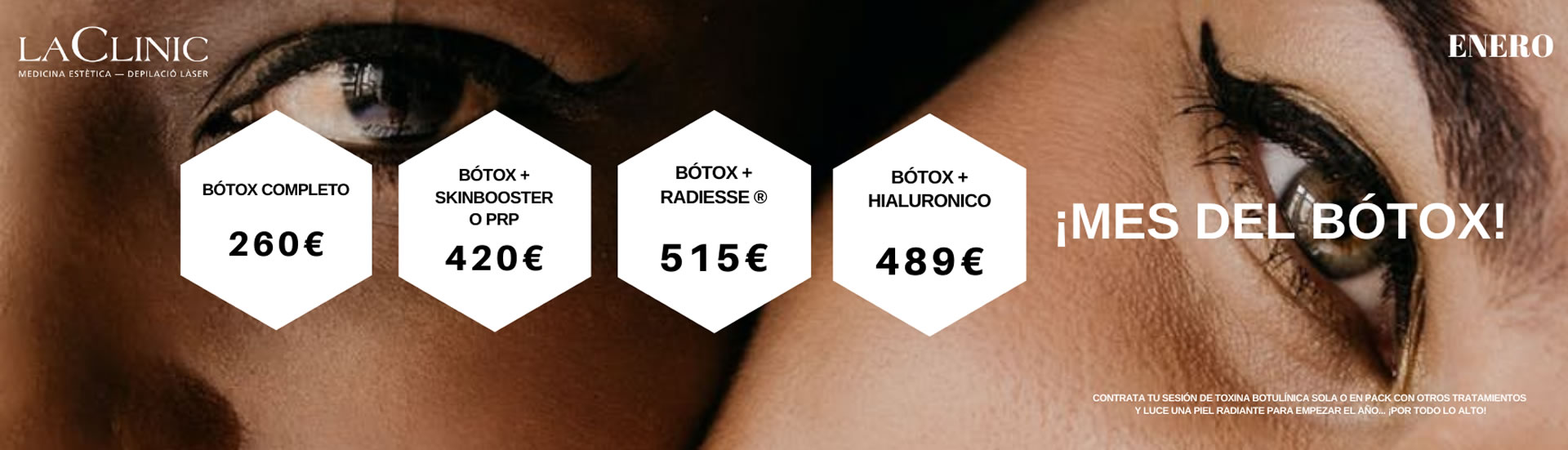 LaClinic - Promociones - Enero 2022 - Botox